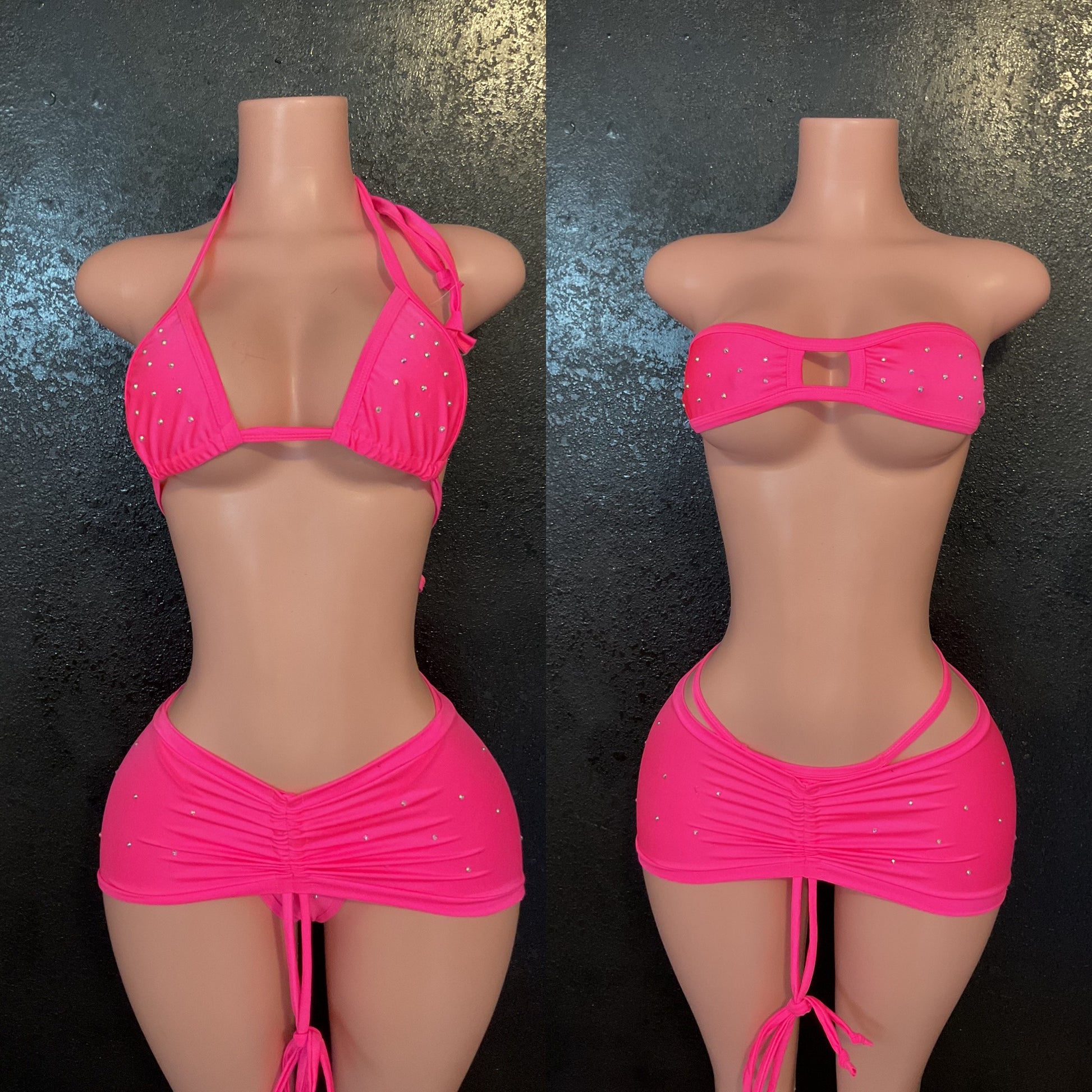 Bikini and skirt set