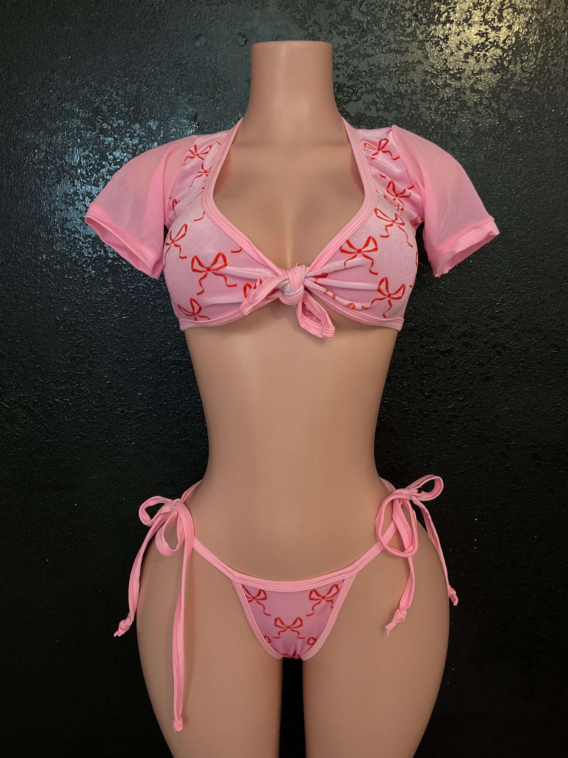 Tie top with g string bottoms
