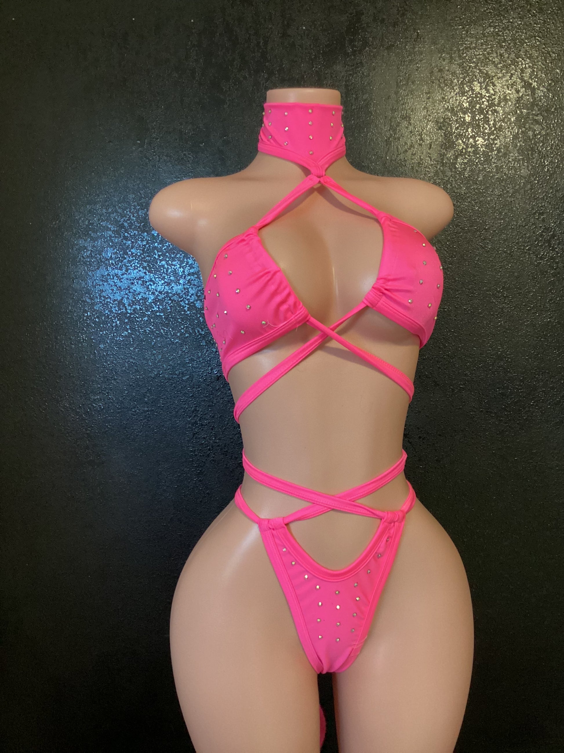 Wrap thong set