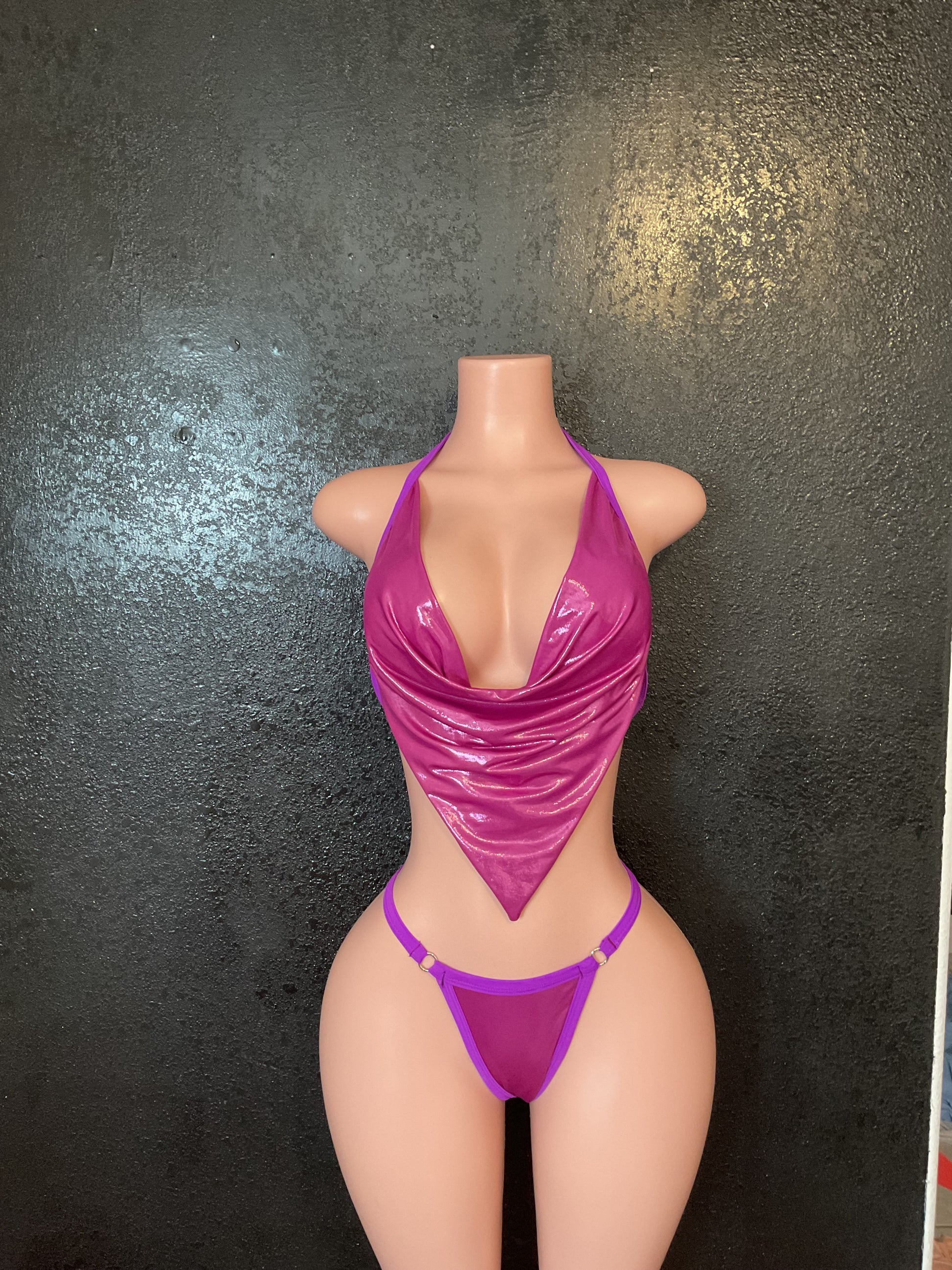 Drape thong set