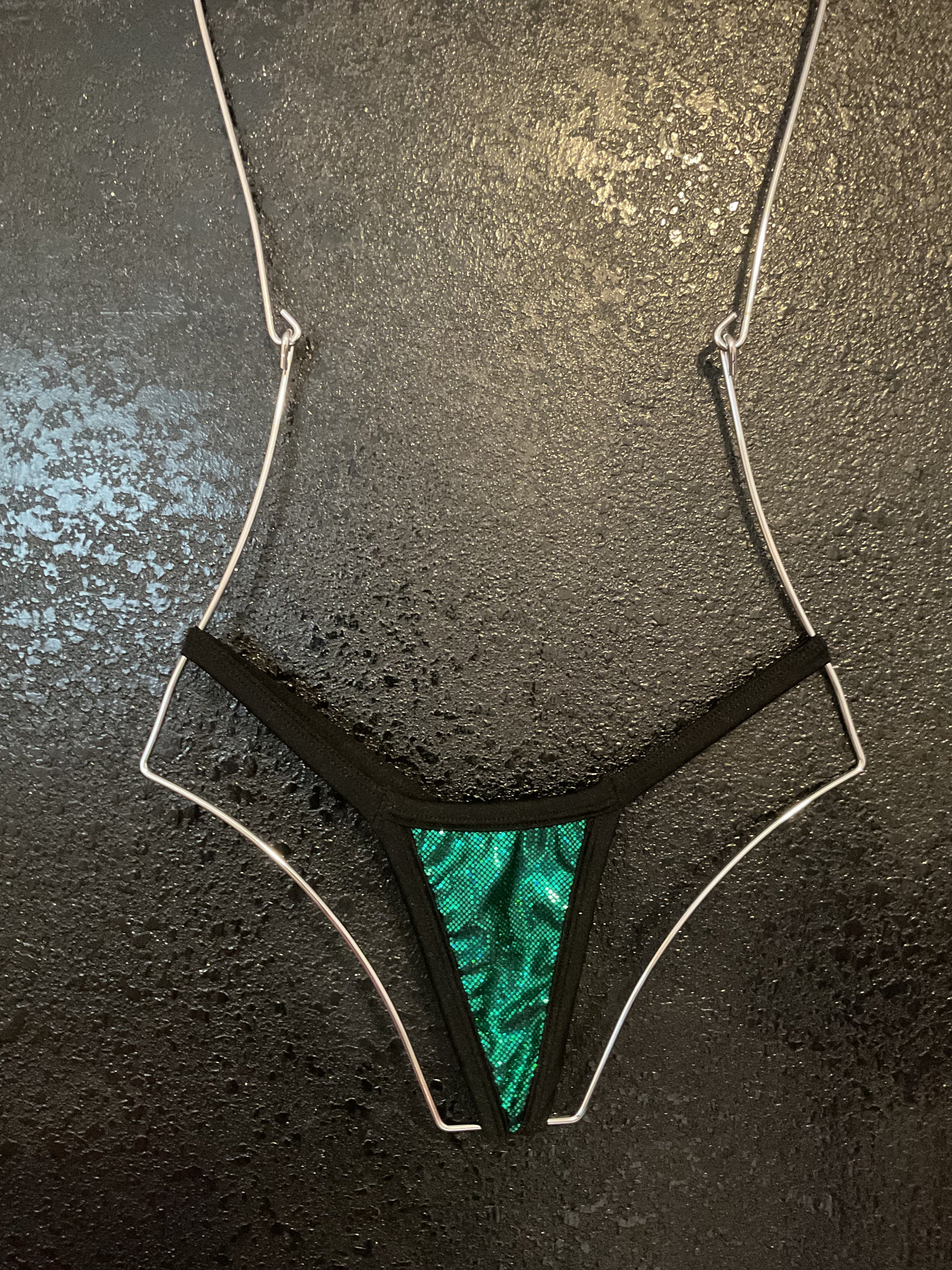 Emerald green skirt set