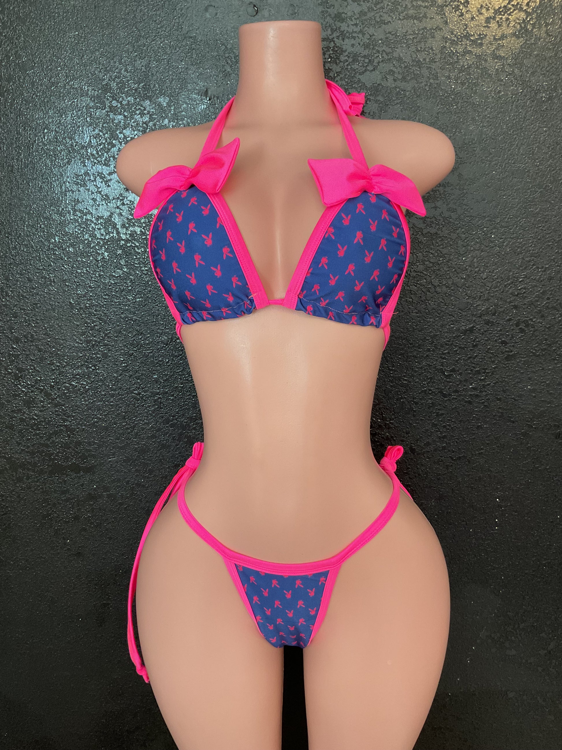 Bow bunny thong