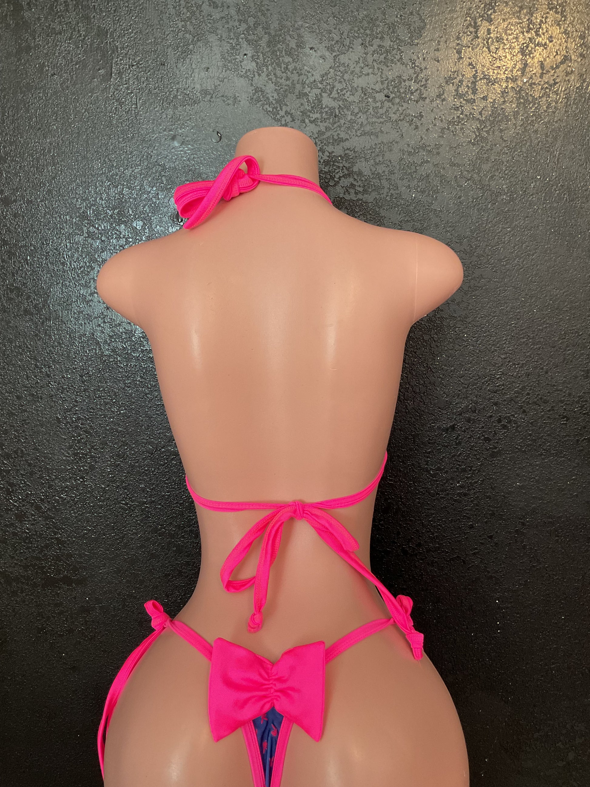 Bow bunny thong