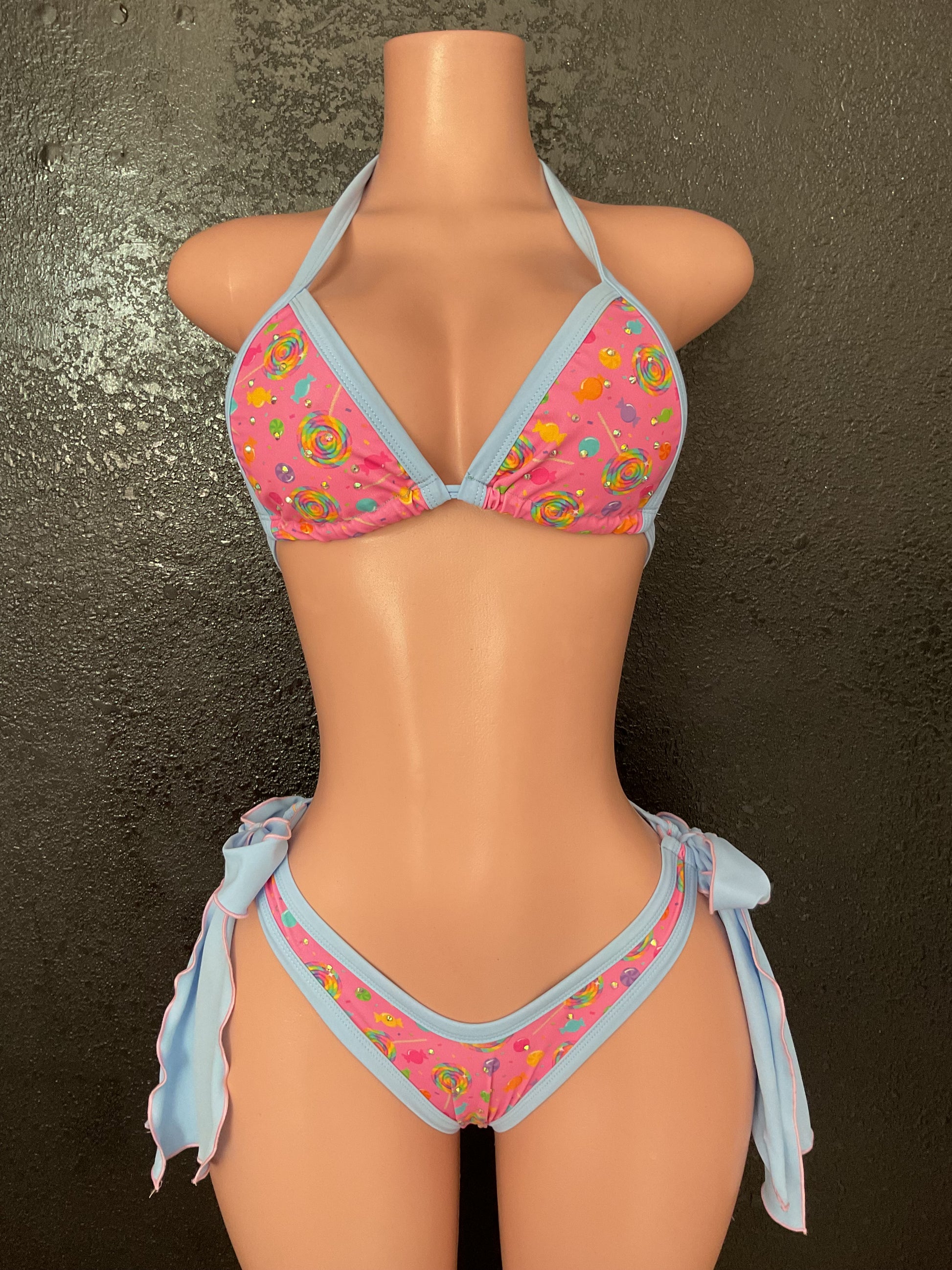 Candy collection bow thong