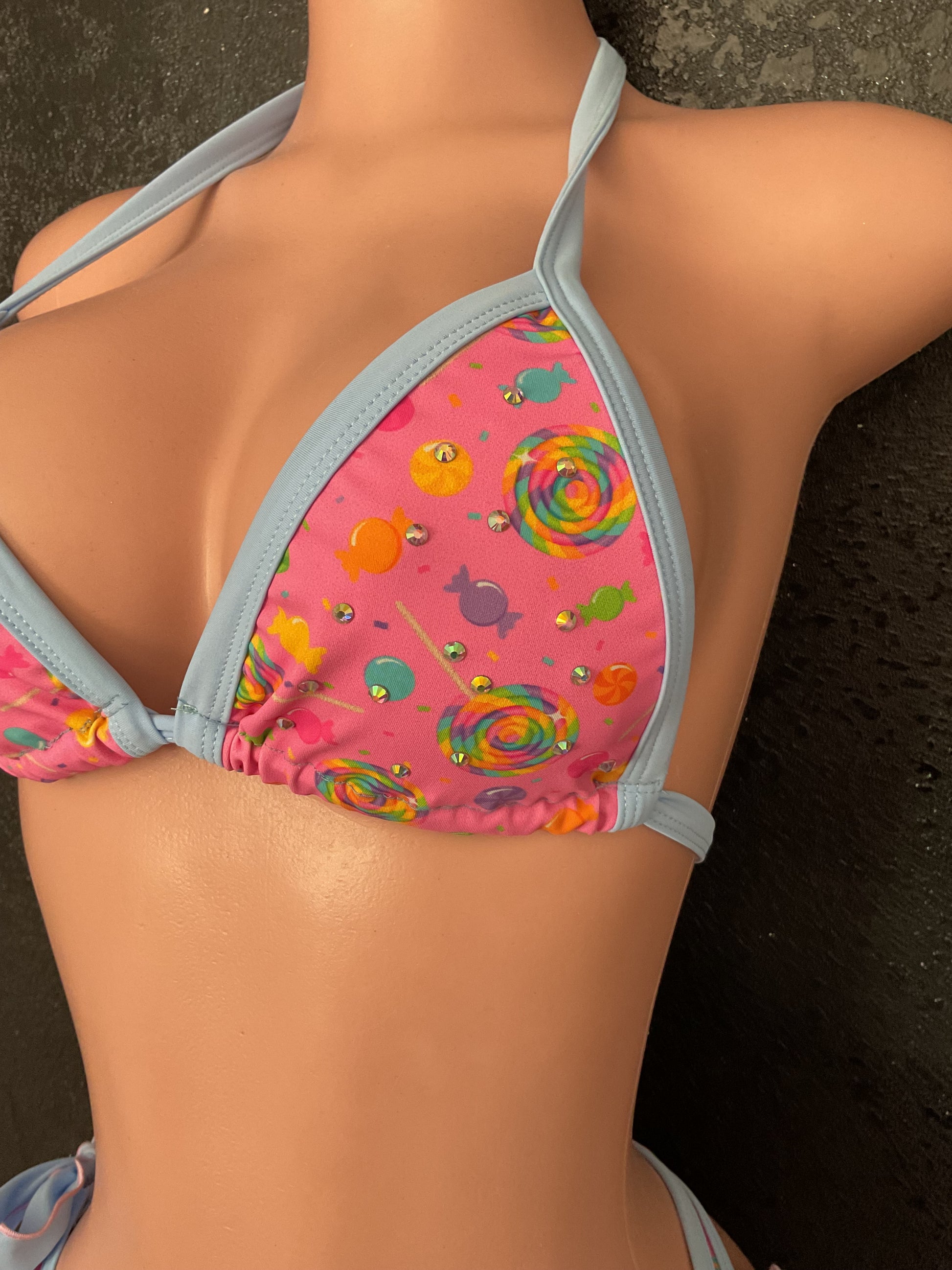 Candy collection bow thong