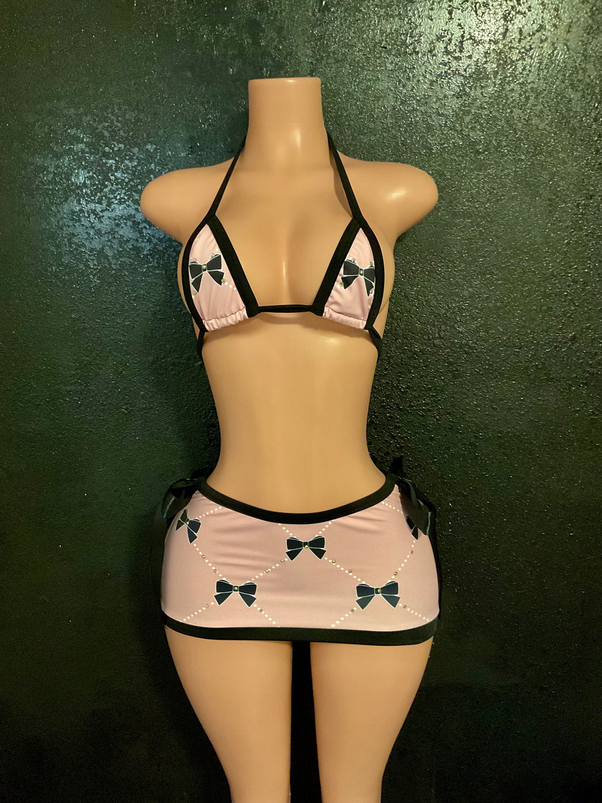 Bow skirt set