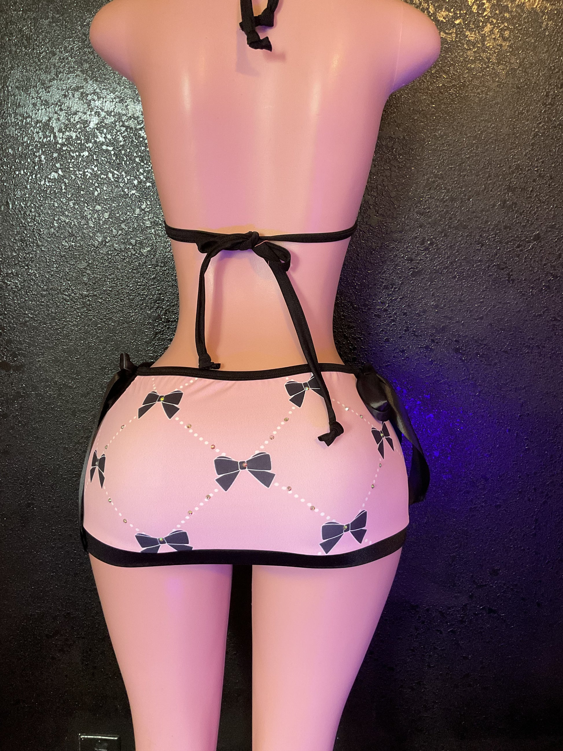 Bow skirt set