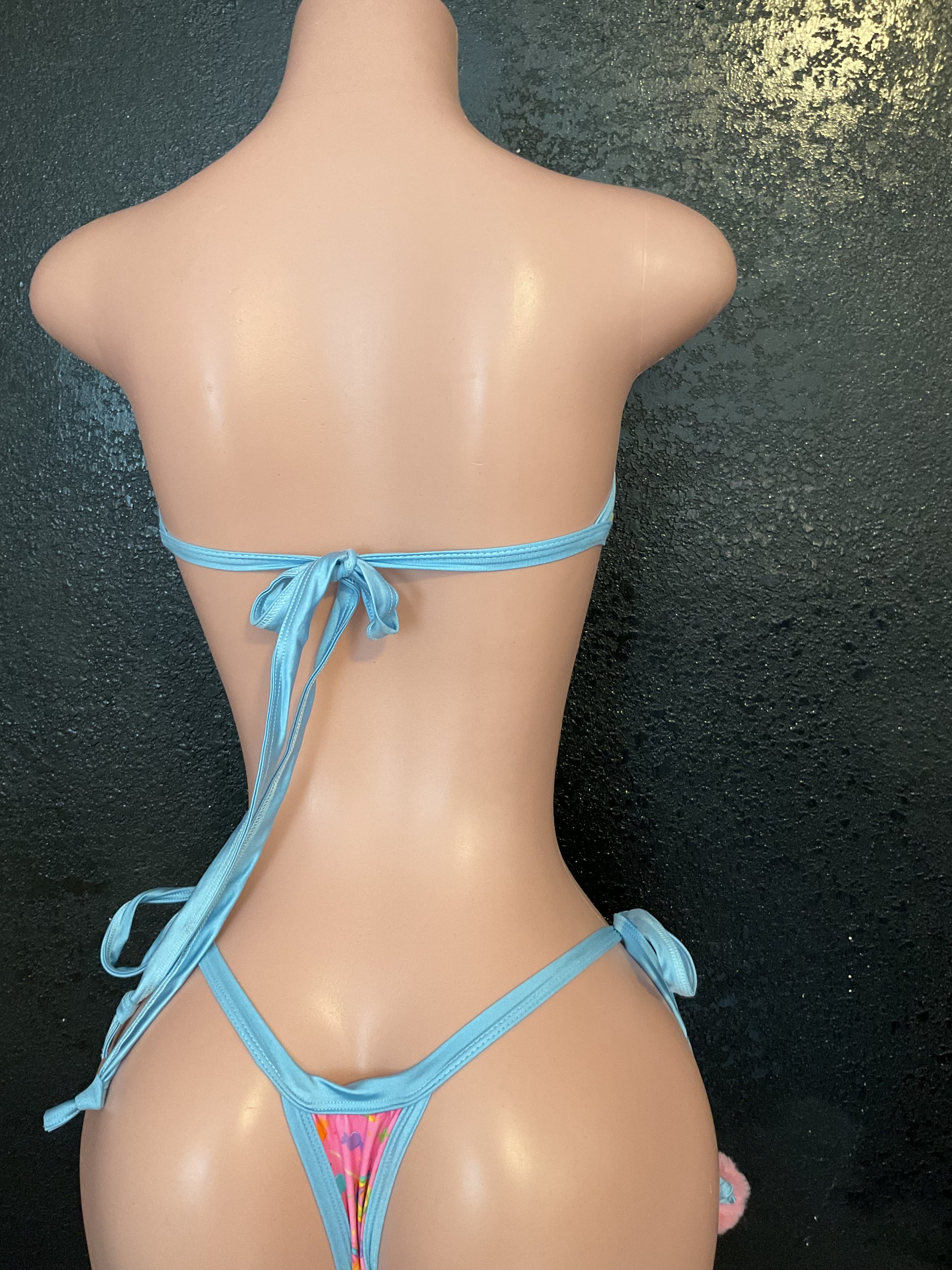 Candy collect Pom Pom thong