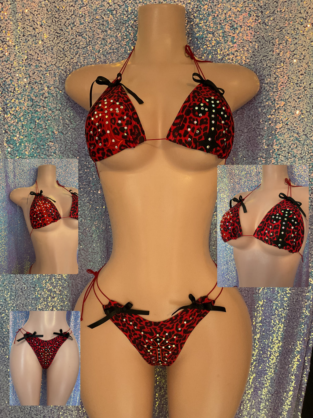 Cross thong set