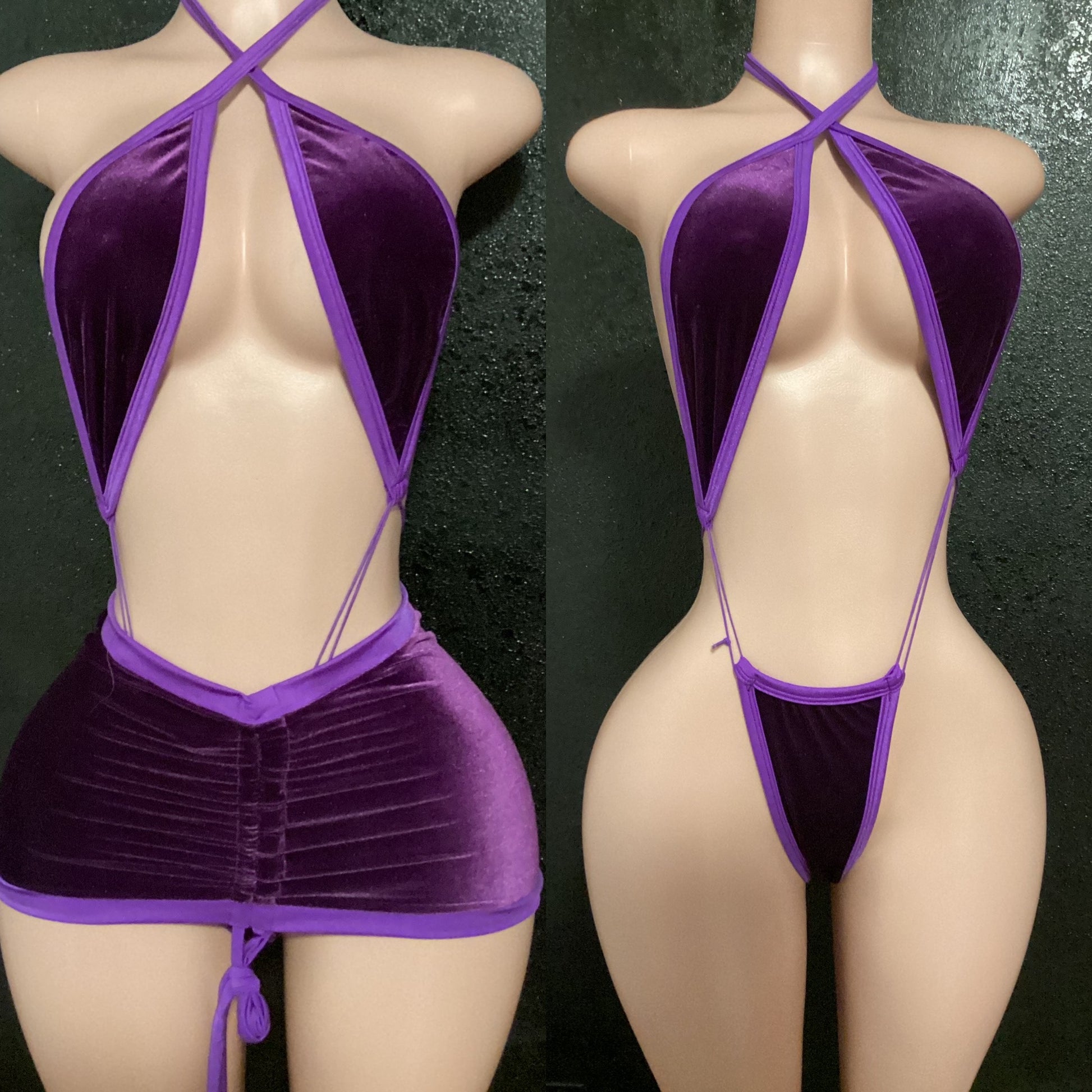 Velvet sling set