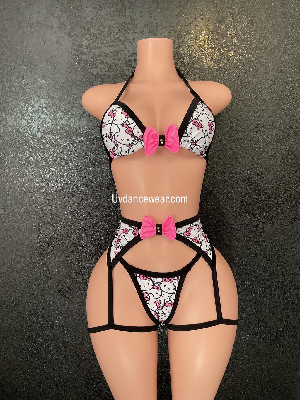 Kitty garter set