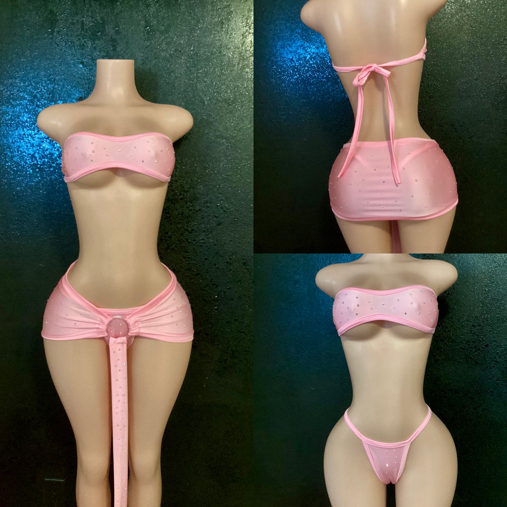 Skirt and bikini set