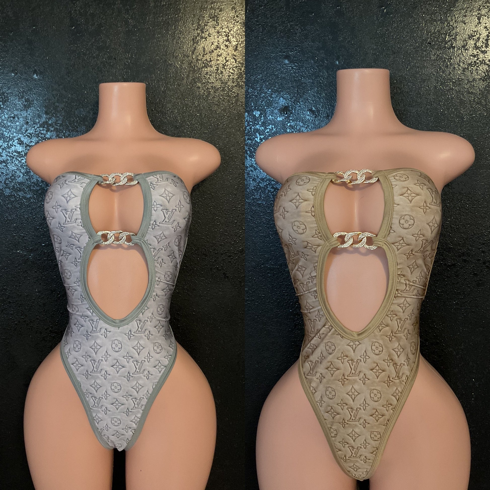 Strapless one piece g string