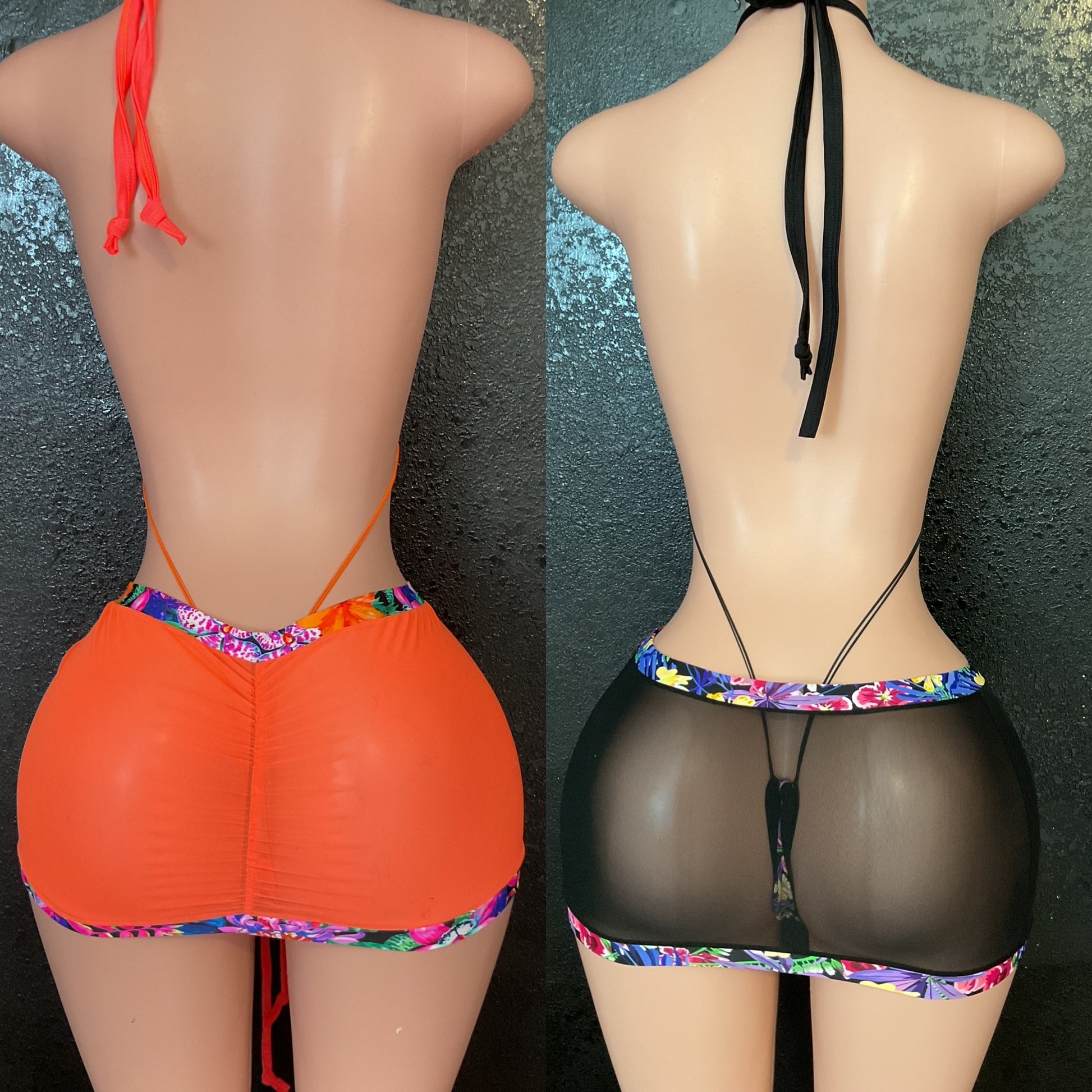 Tropical skirt and sling set