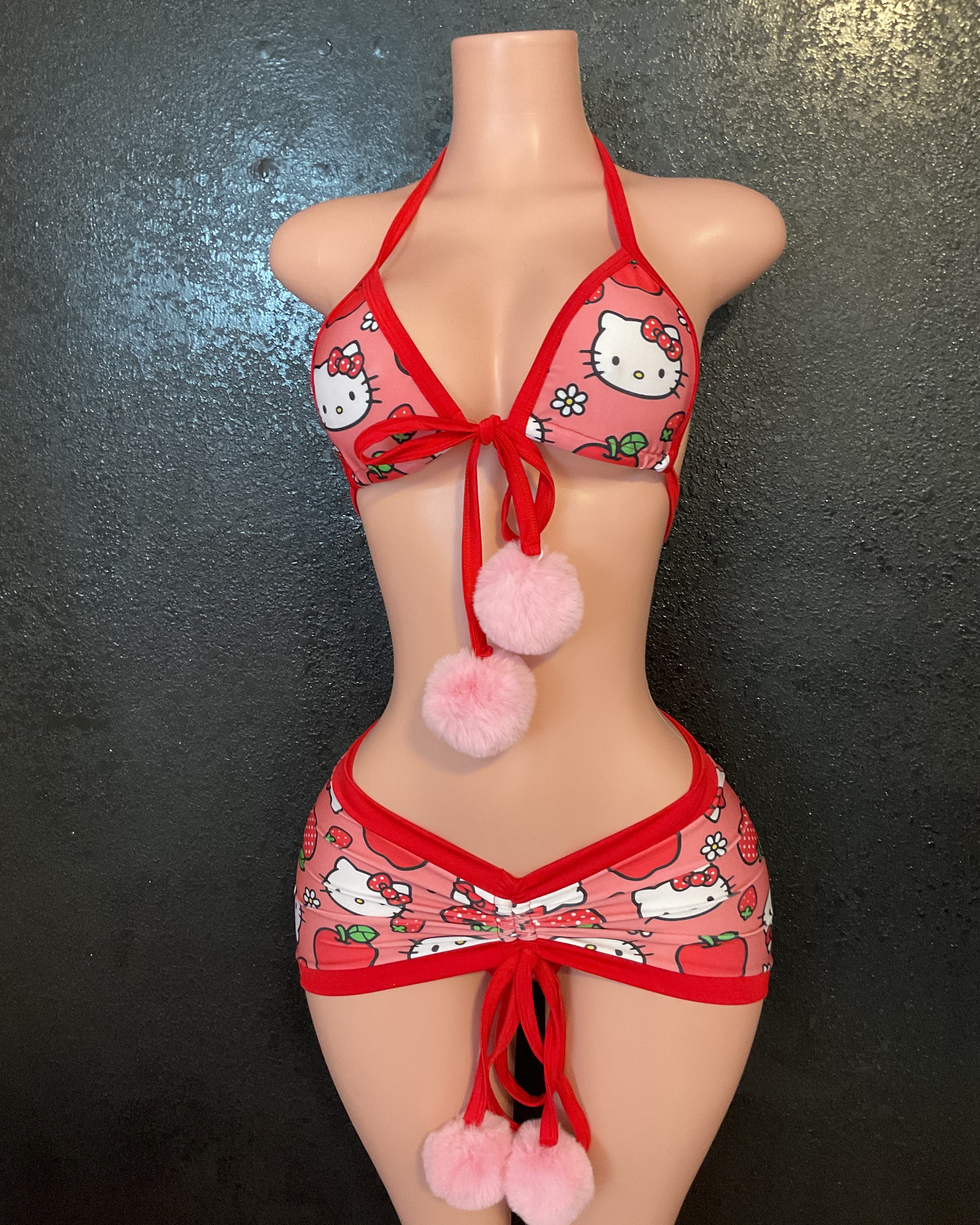 Pom Pom skirt set
