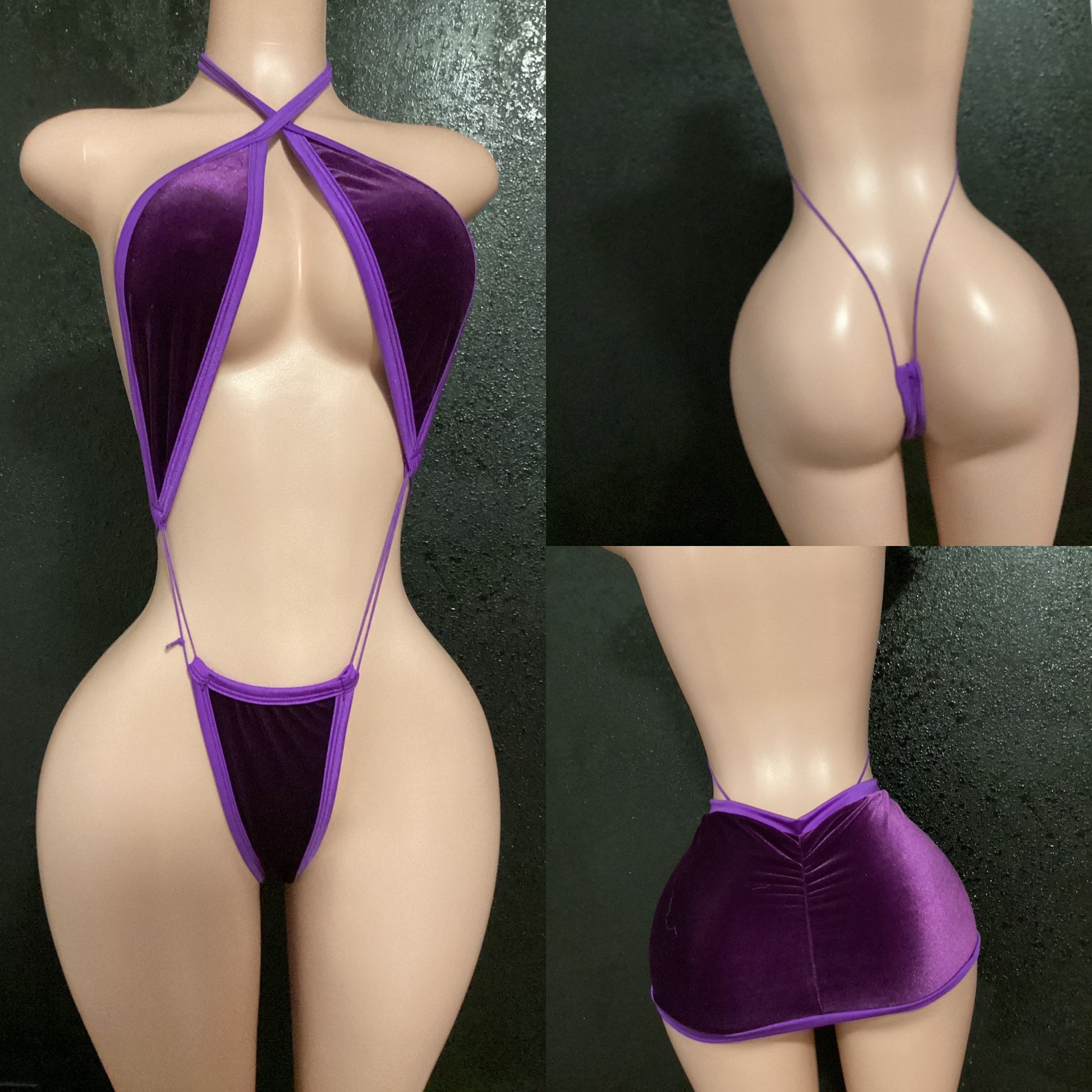 Velvet sling set