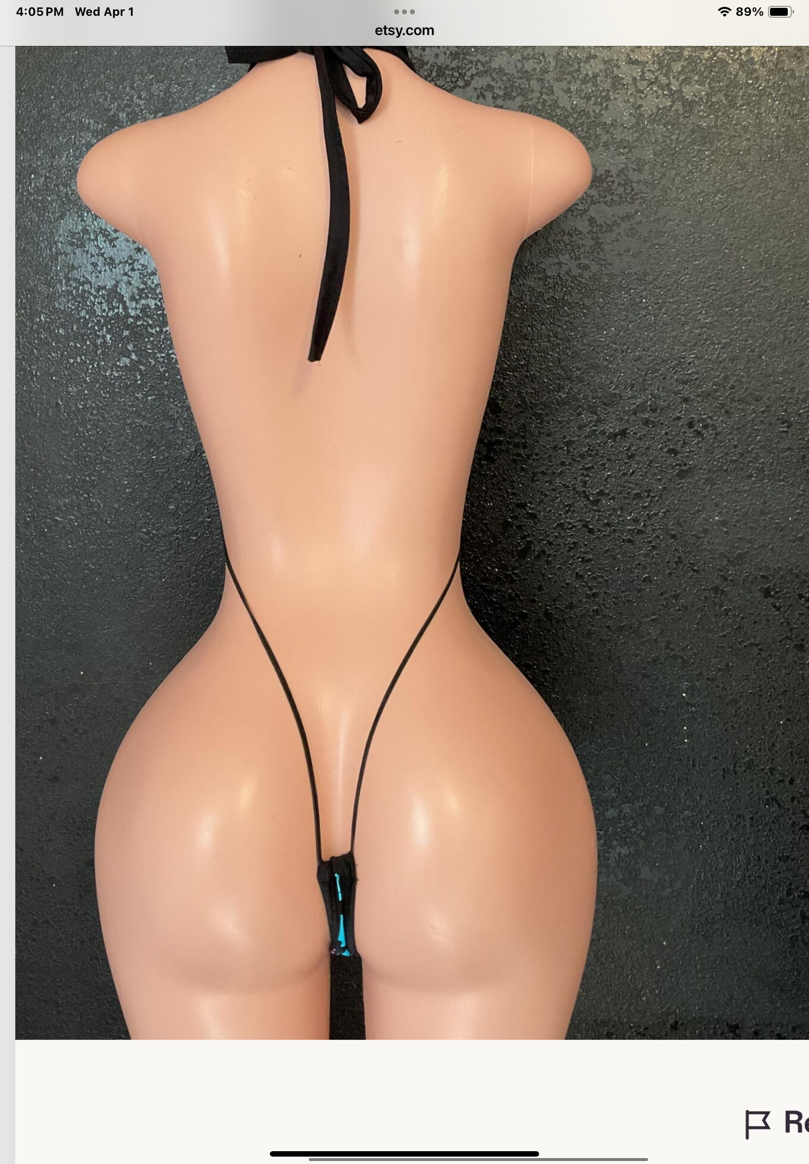 Blue leopard sling one Piece