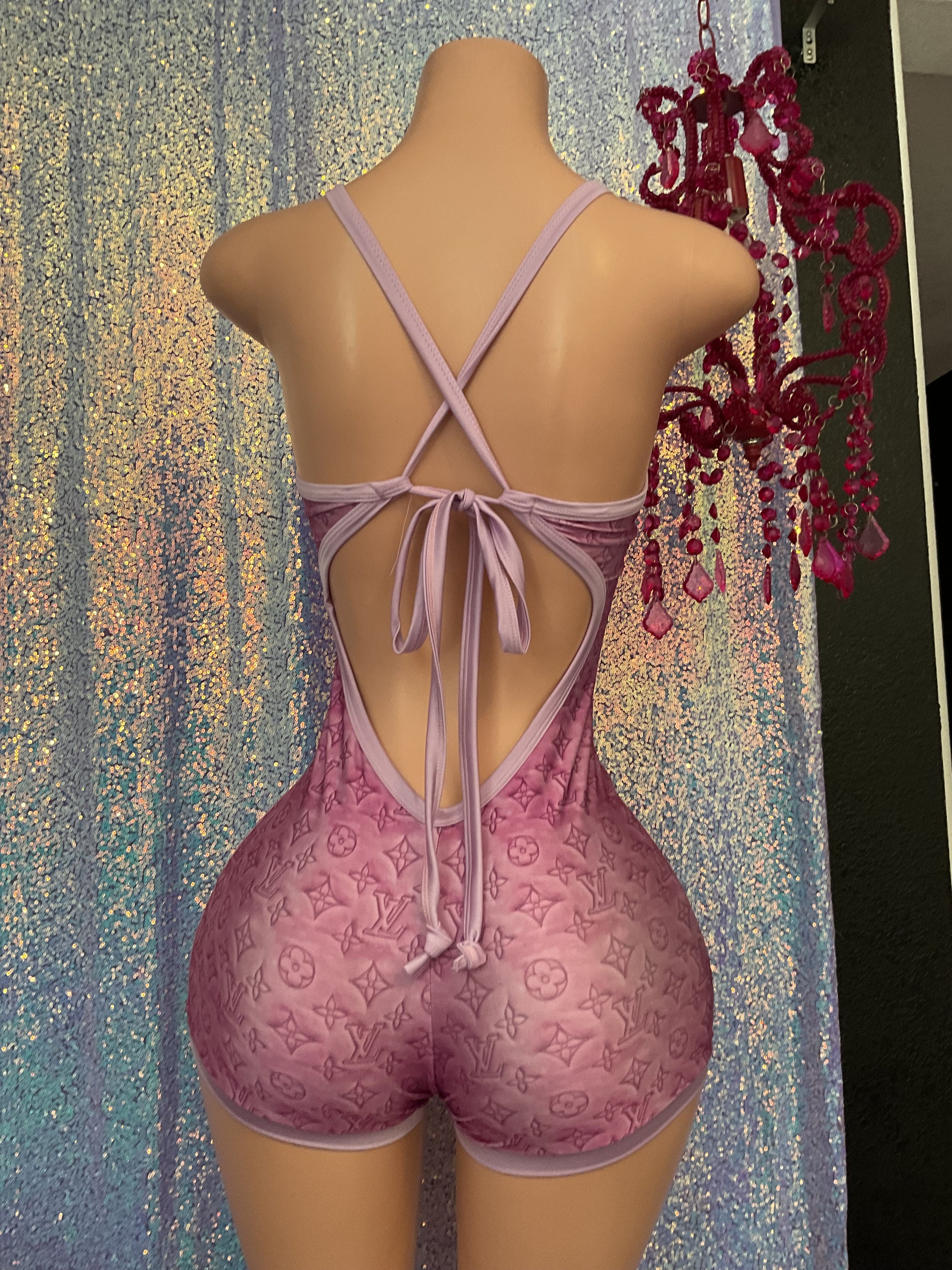 Booty shorts one piece