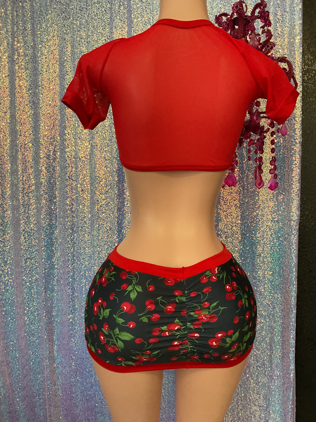 Cherry skirt set