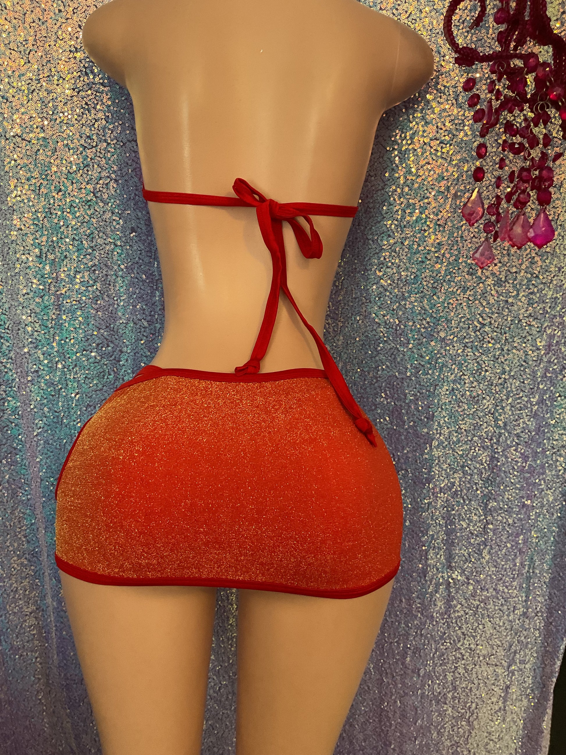 Shimmer skirt set