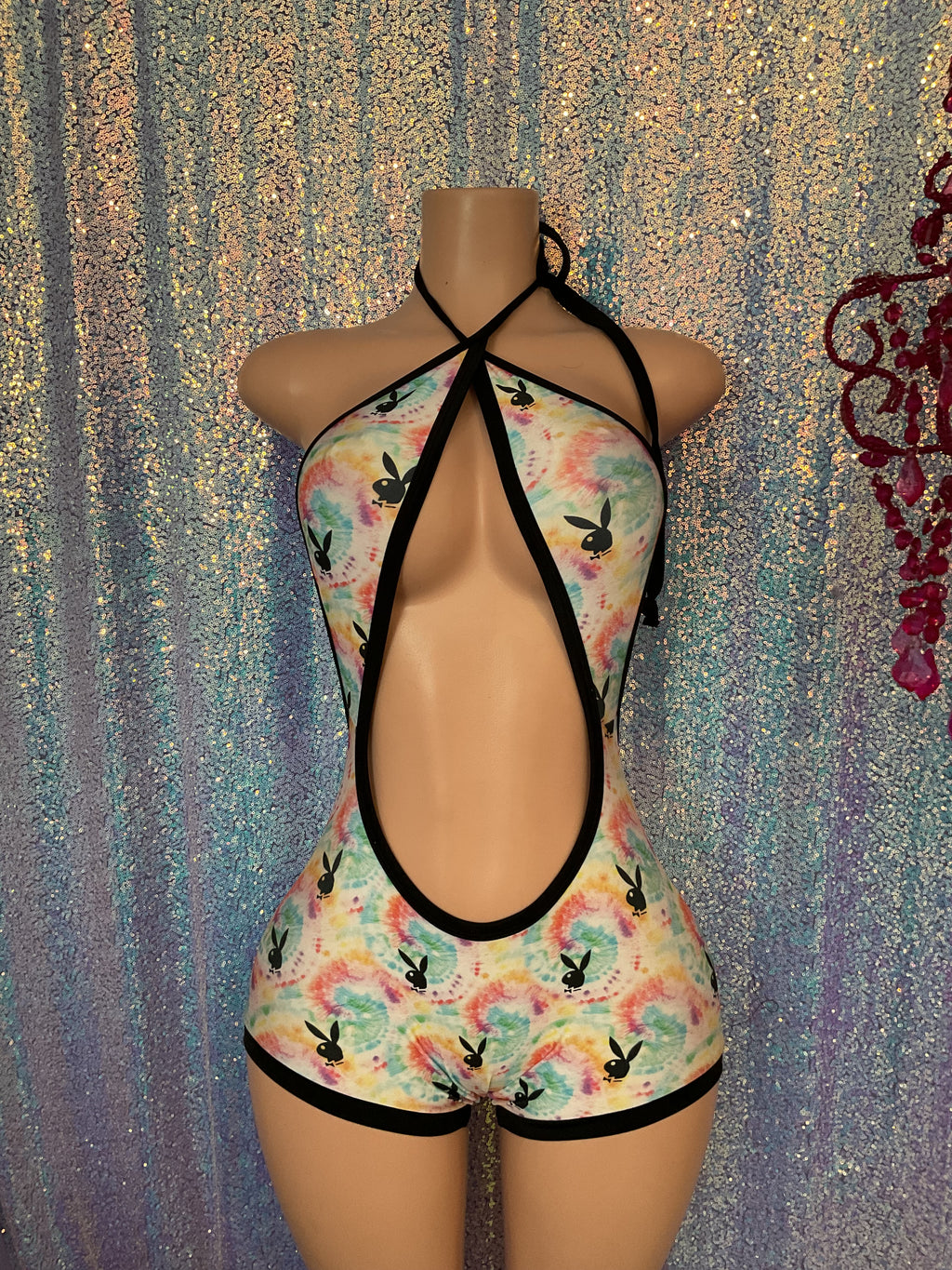 bunny booty shorts one Piece