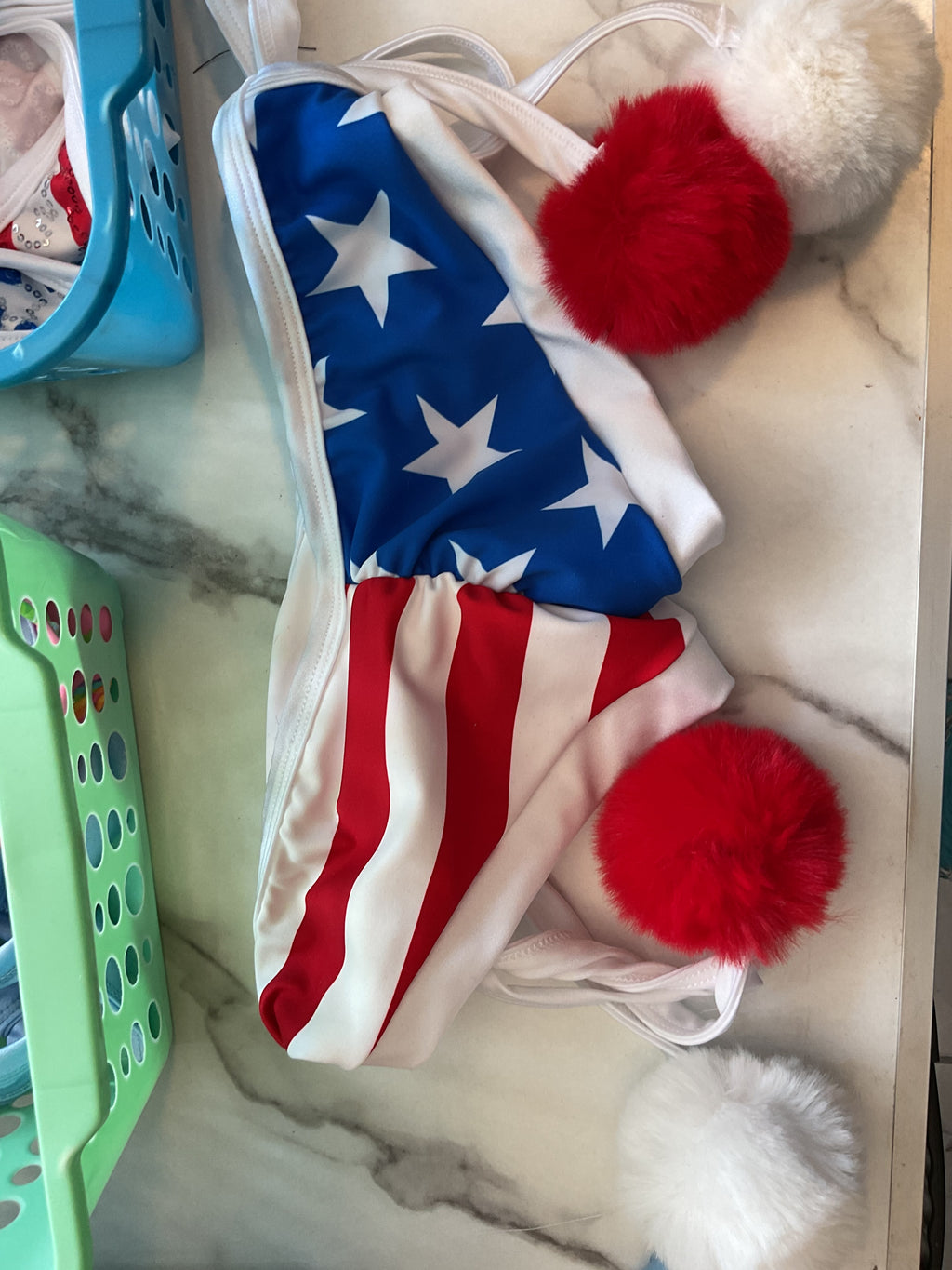 Stars and stripes short set