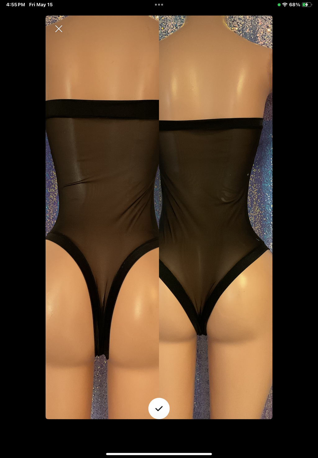 Mesh body suit
