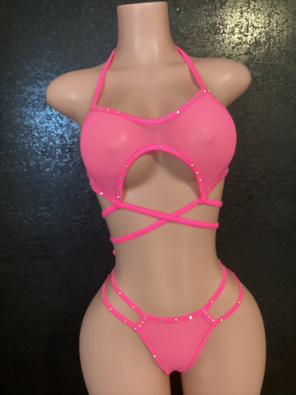 Halter top and thong