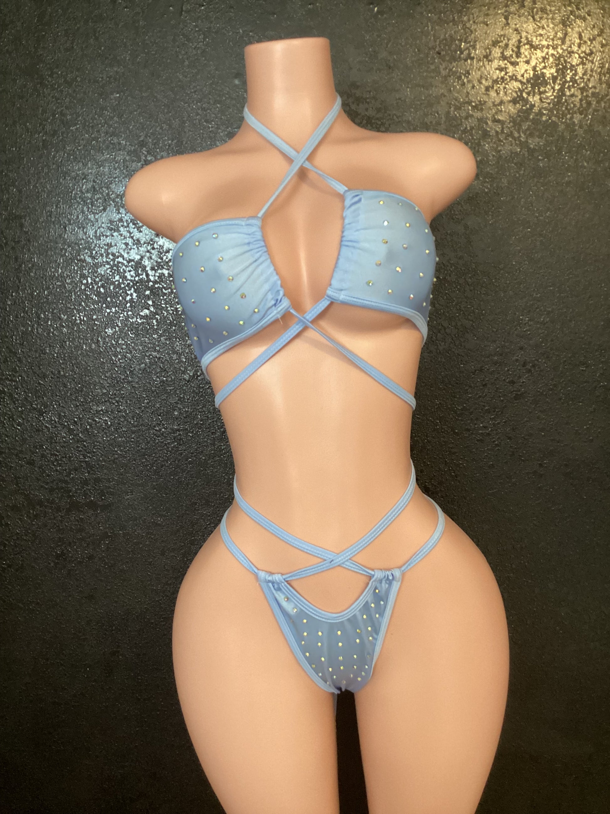 Wrap thong set