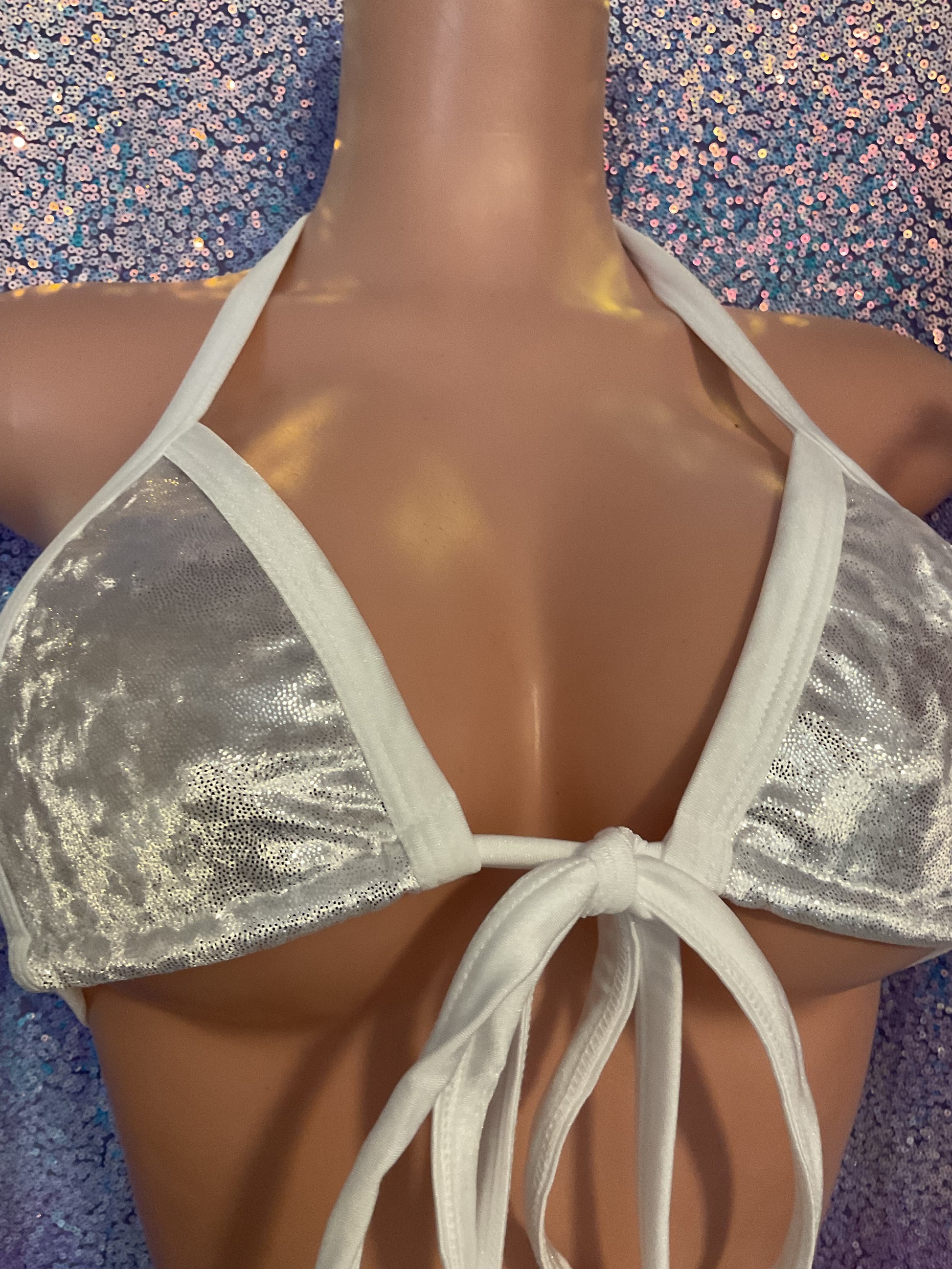 Low rise booty short set