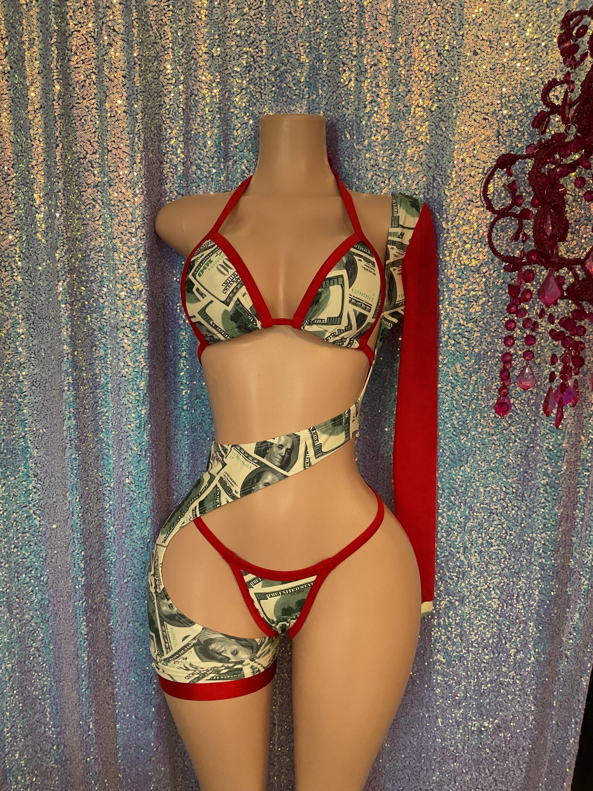 Money print cut out set