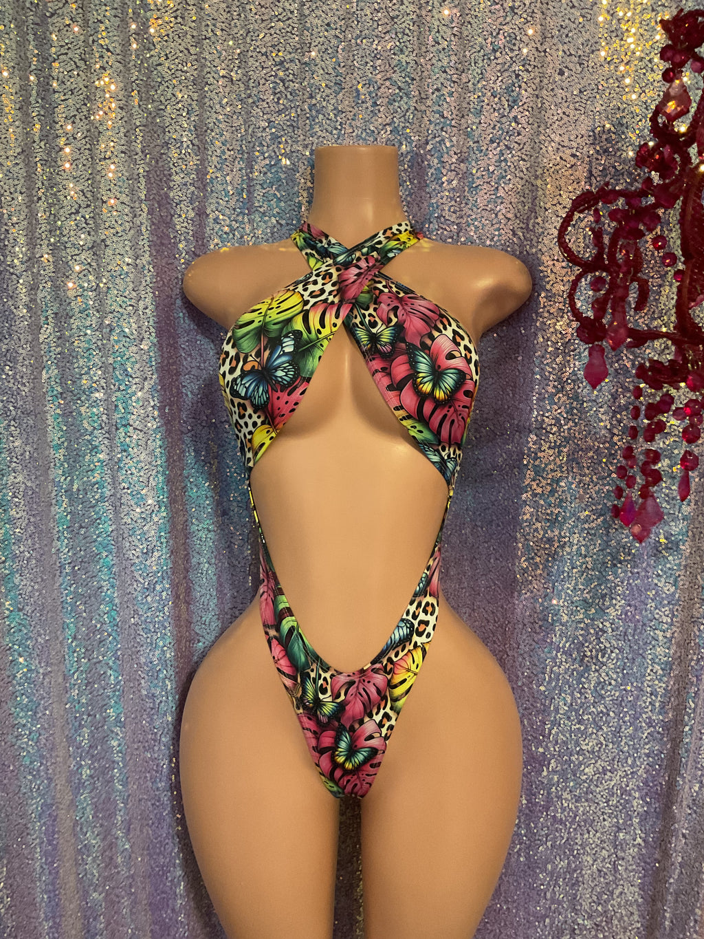 Tropical one piece size small