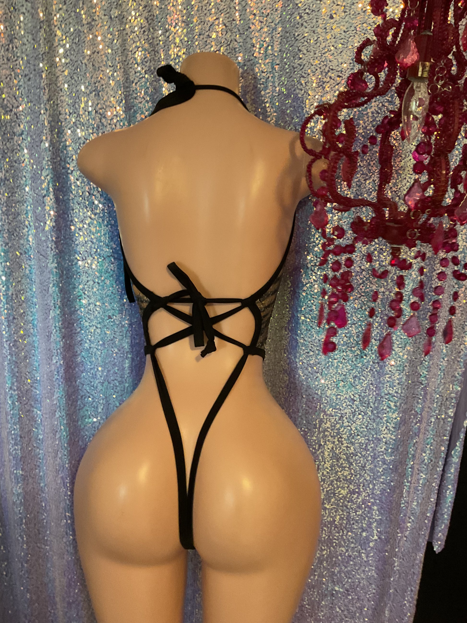 Low plunge one piece
