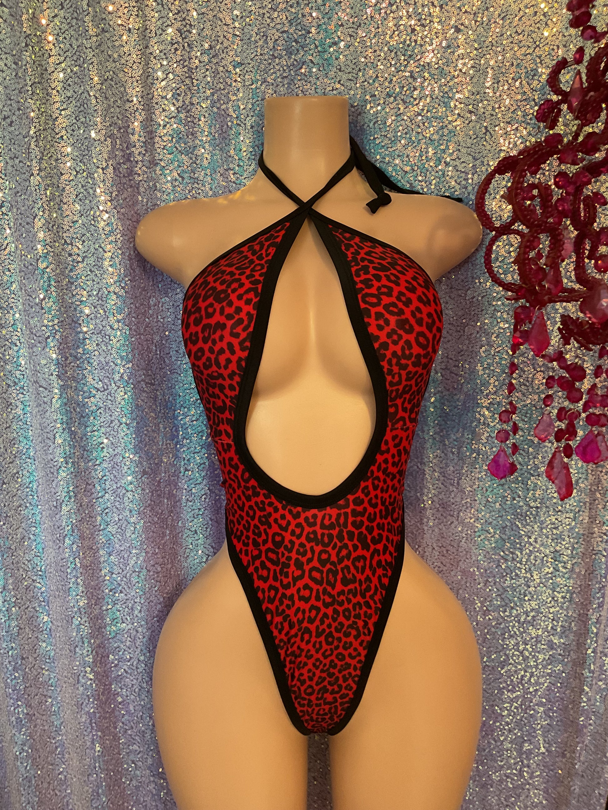 Cross front one piece