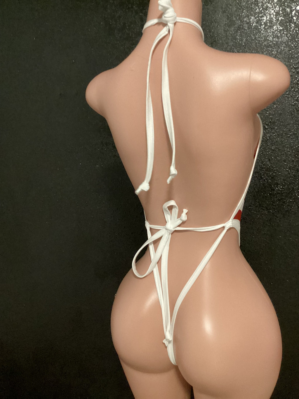 Candy cane holiday one piece