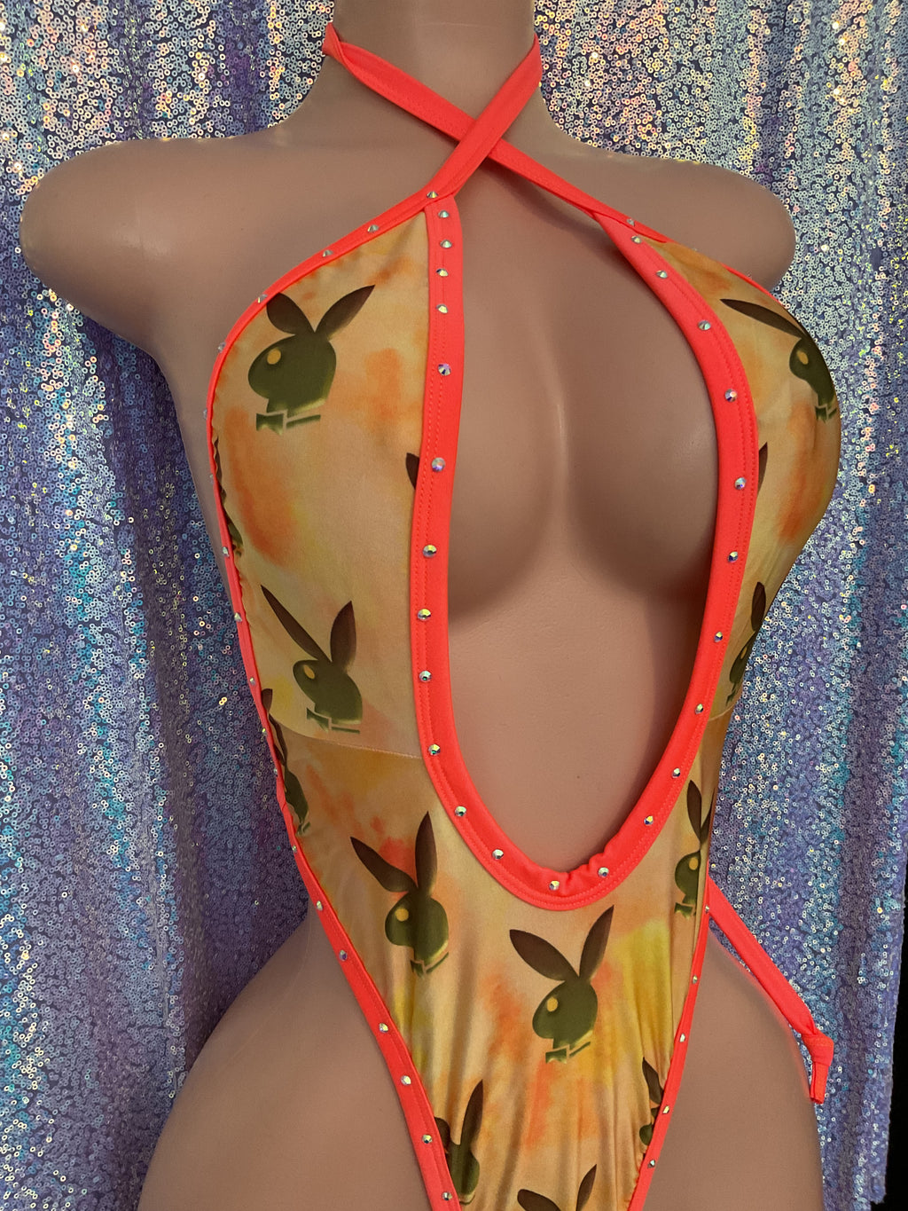 Cross front one piece