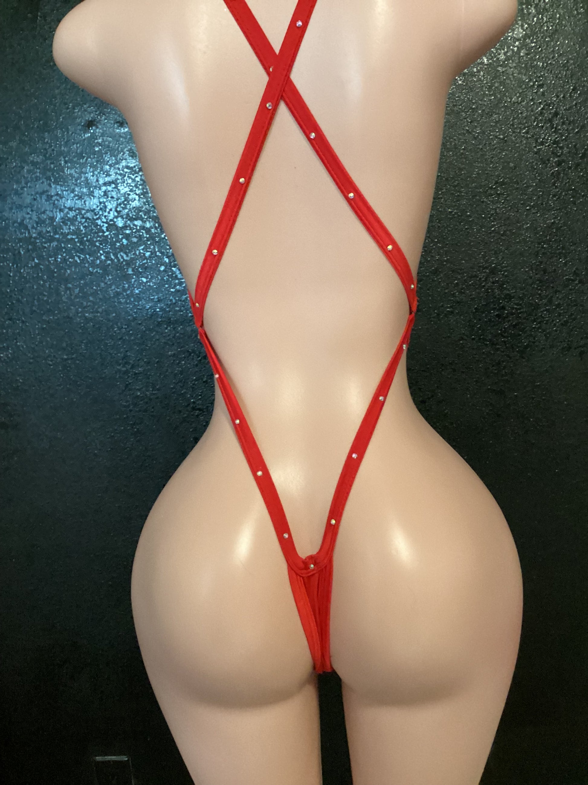 Sling one piece attached garters
