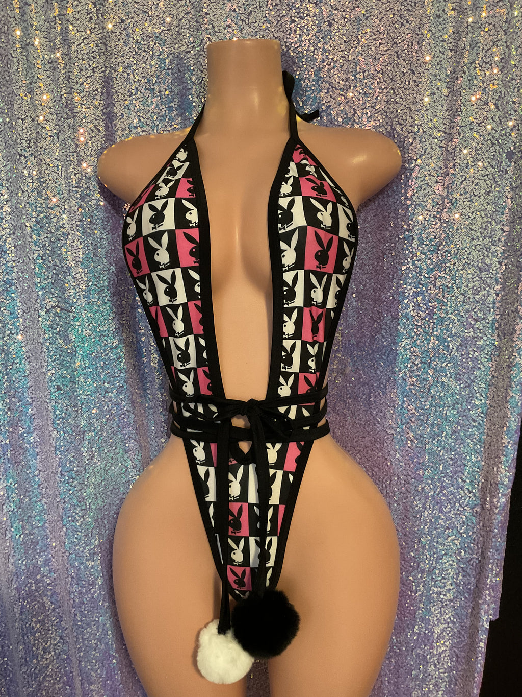 Bunny wrap one piece