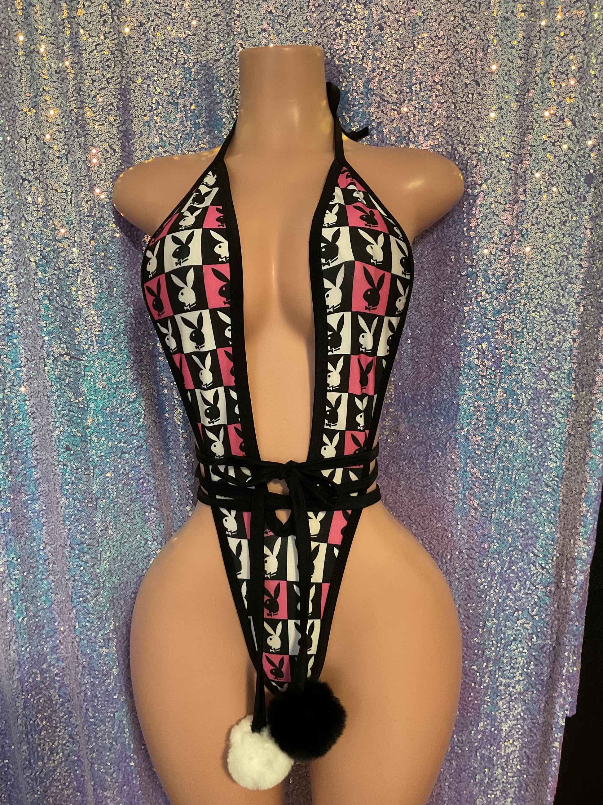 Bunny wrap one piece