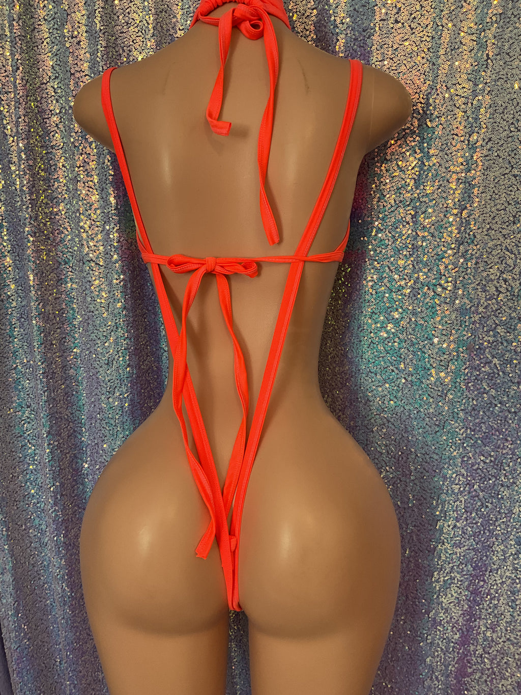 High neck halter sling set