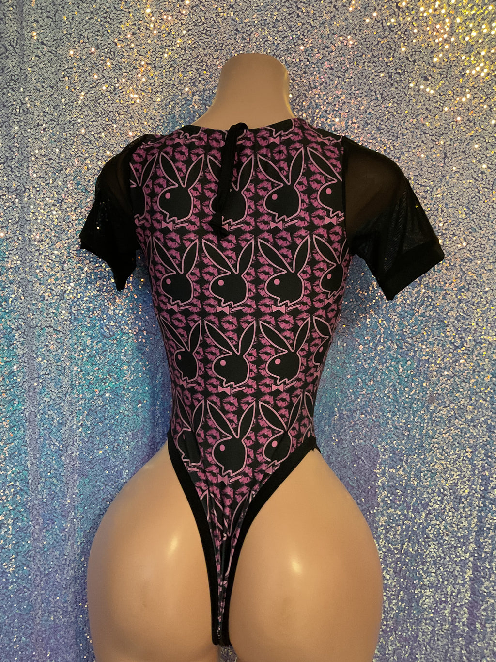 Bunny cut out romper  size medium