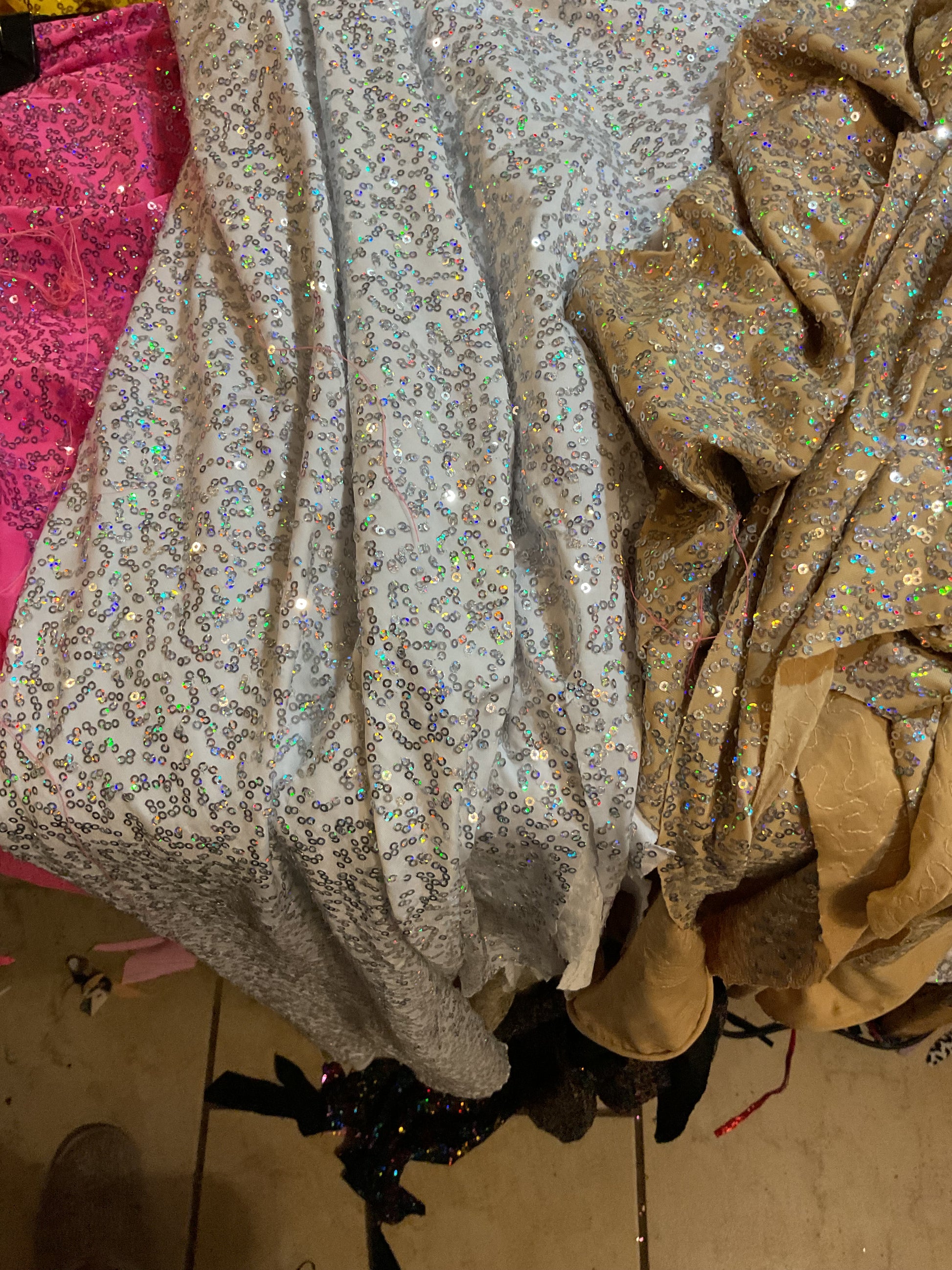 Sequin sling