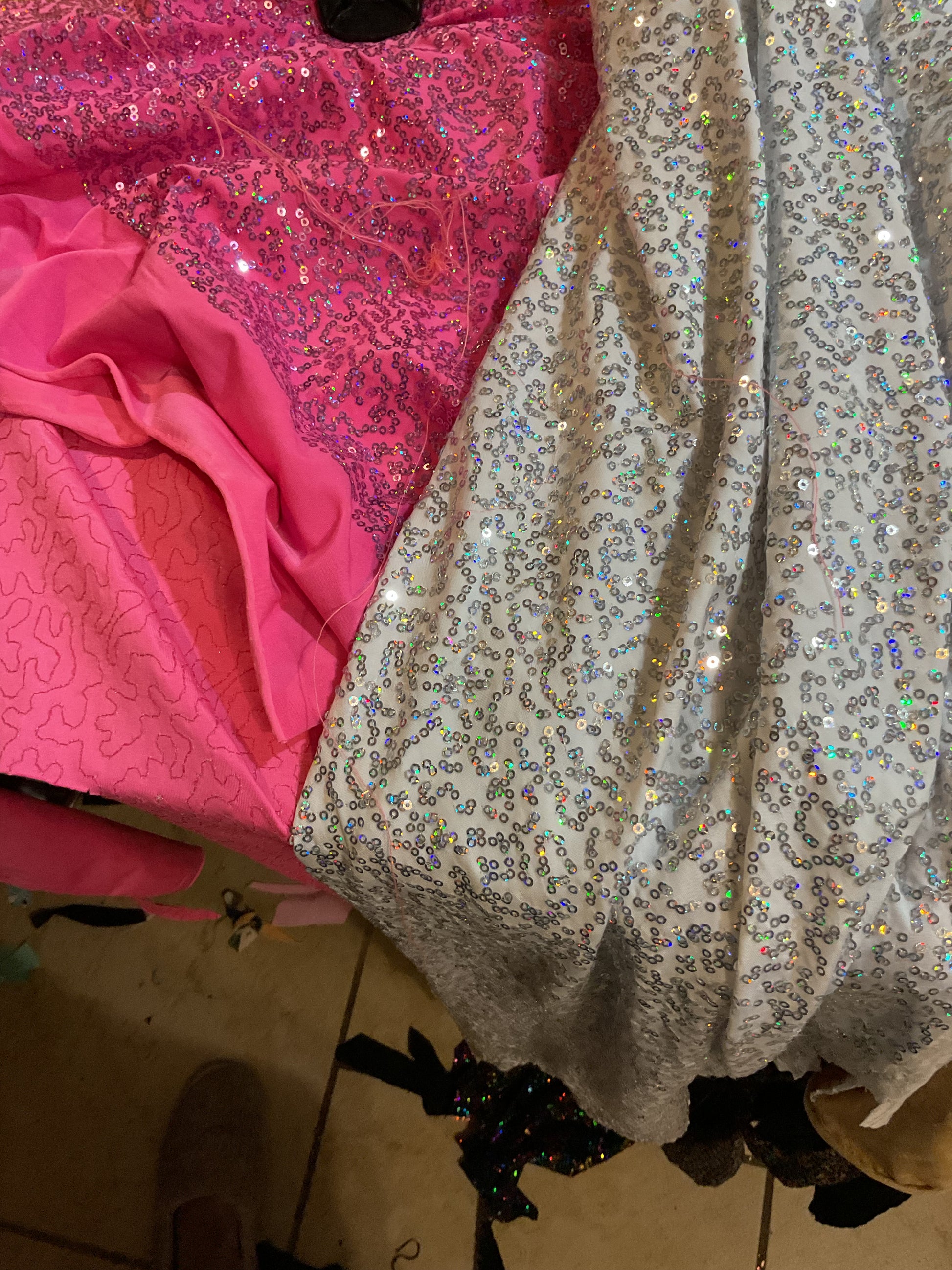 Sequin sling