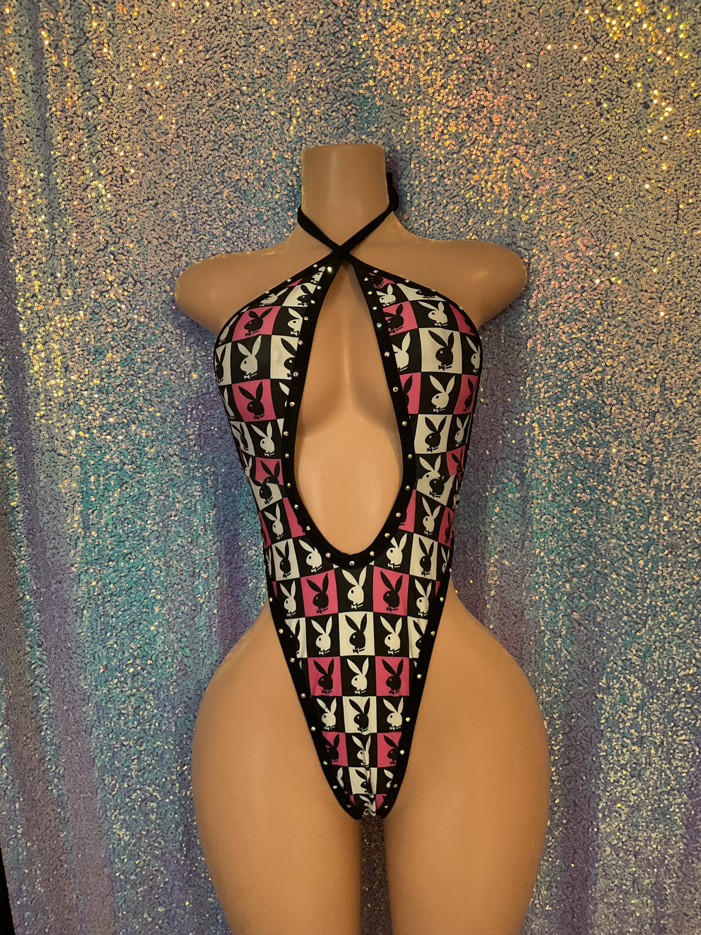 Cross front one piece