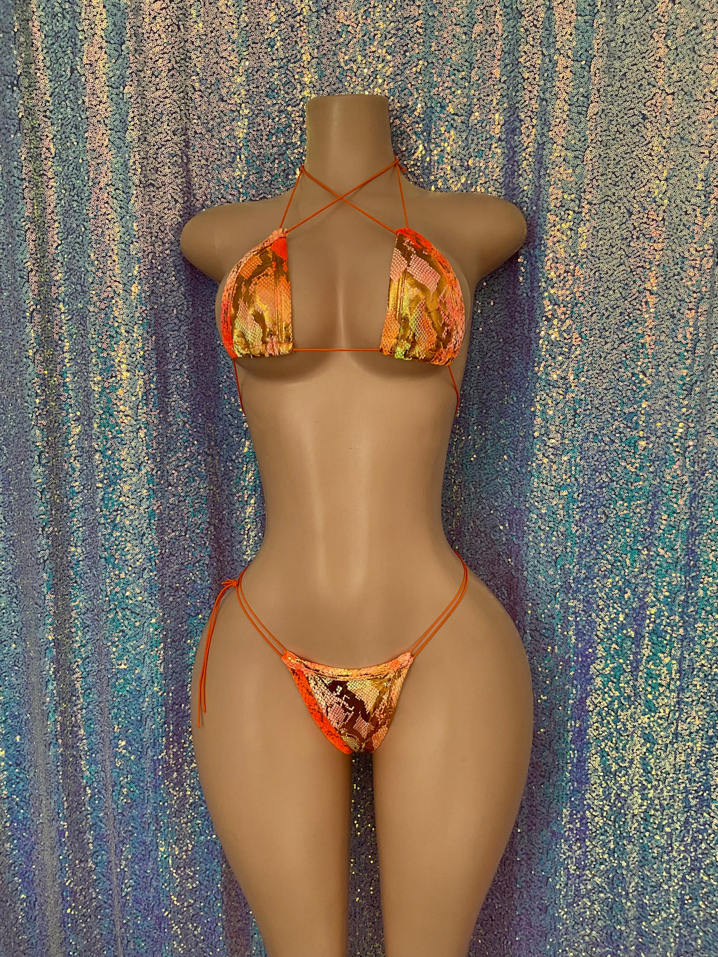 Snake print micro