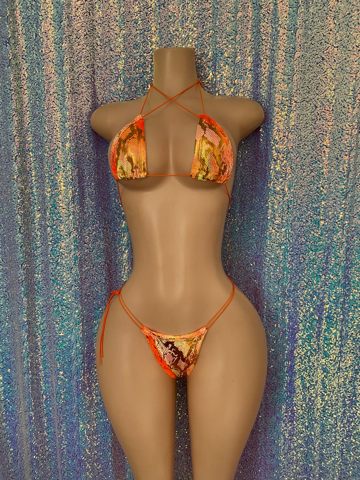 Snake print micro
