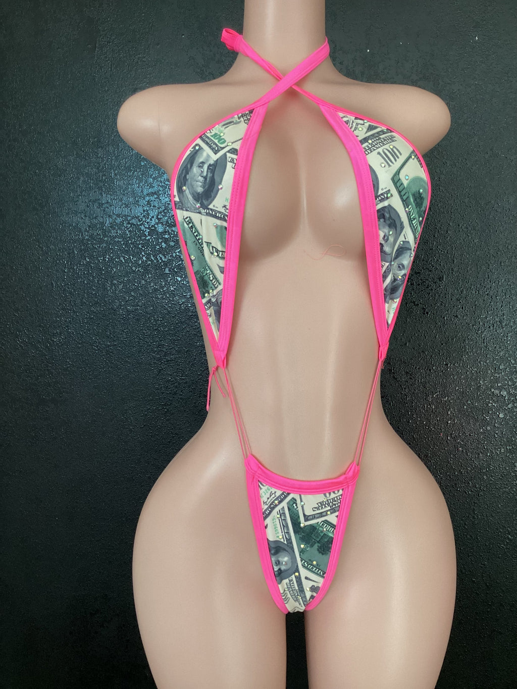Money print skirt set