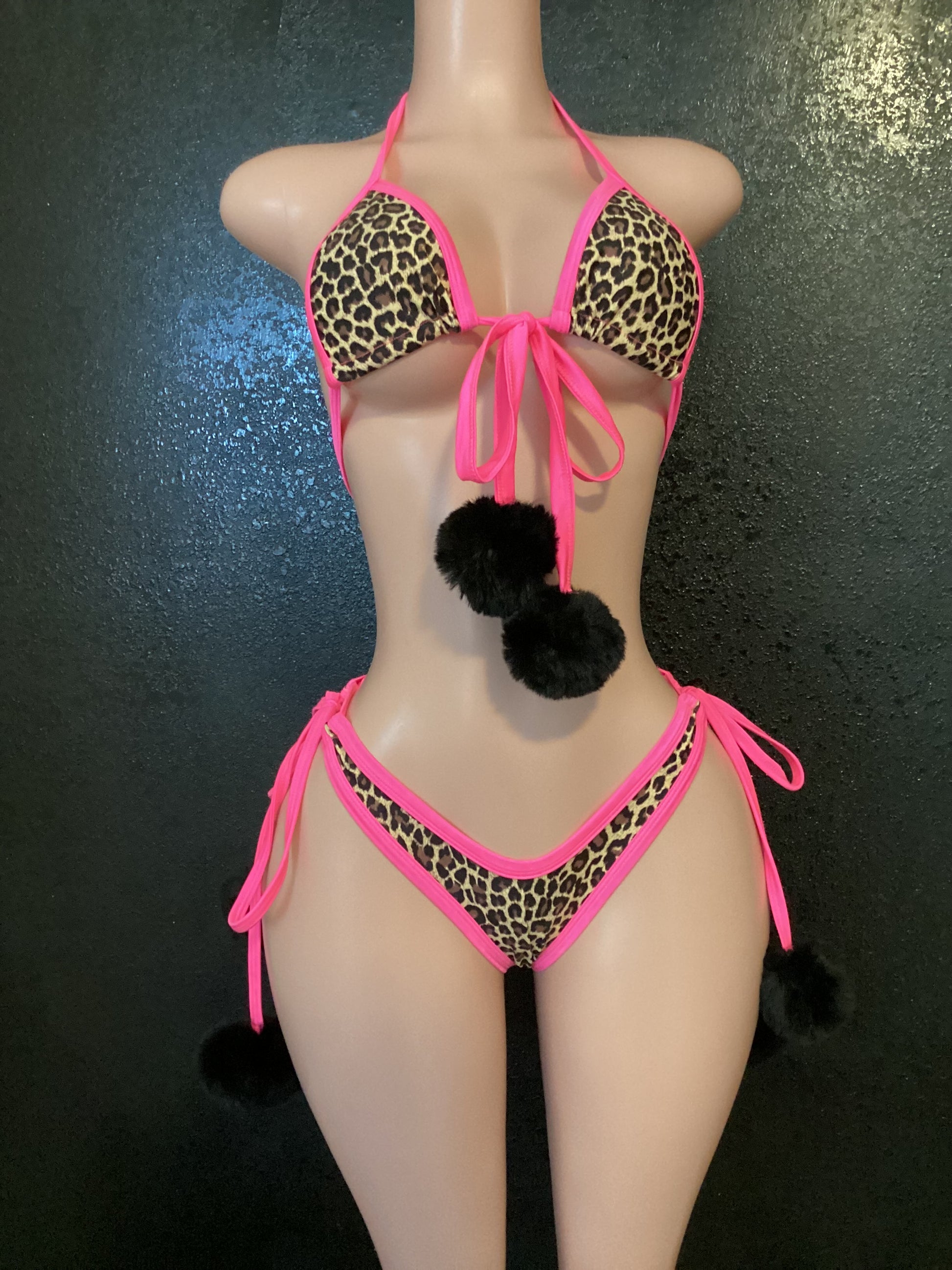 Leopard thong Pomom bikini