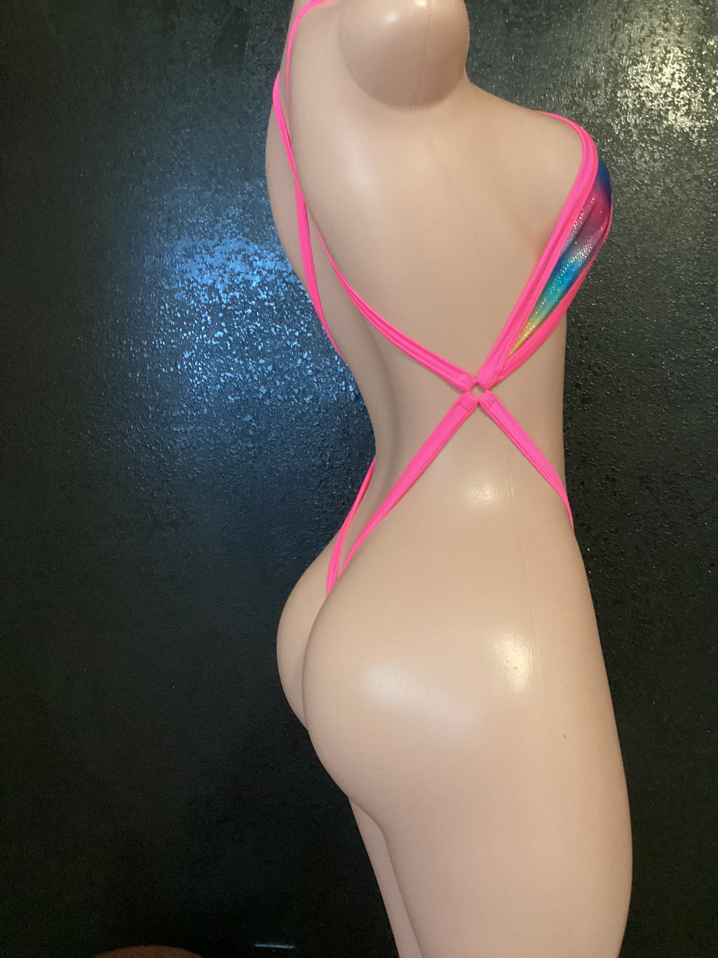 Rainbow sling and skirt