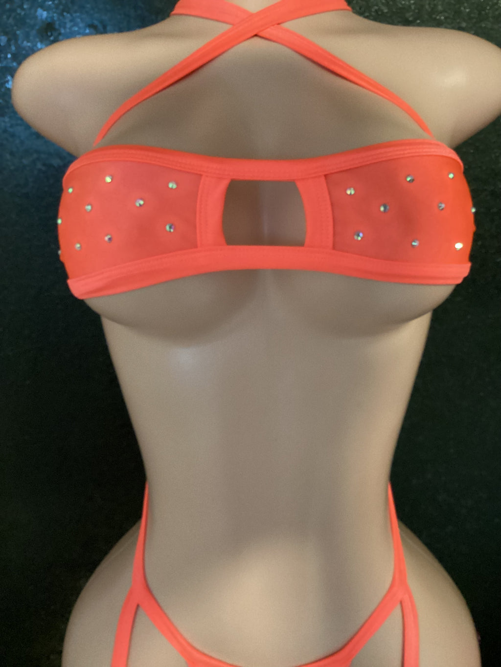 Sling garter g string bikini